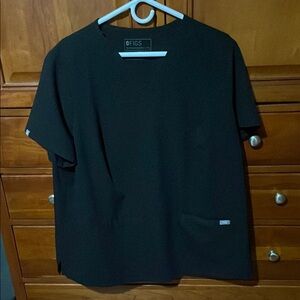 Figs Women’s Black Casma scrub top in 3xl